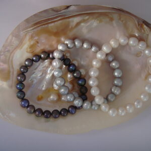 Bracelet élastique en Perles d'eau douce naturelles