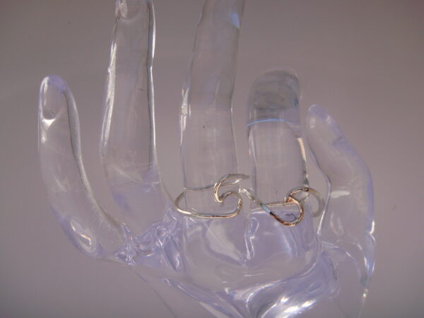 Bague argent vague – Image 5