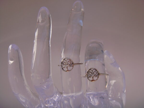 Bague argent motif Baobab Arbre de vie – Image 3