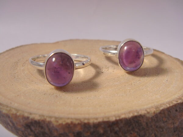 Bague argent & pierre naturelle – Image 3