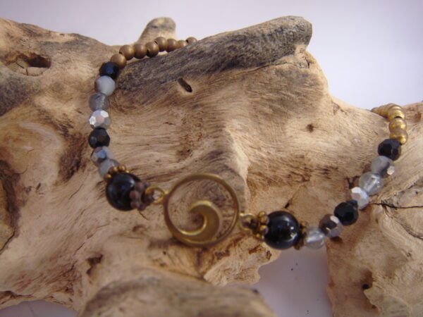 Bracelet laiton en coton ciré – Image 12