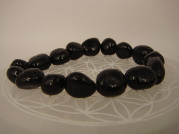 Bracelet élastique en pierre naturelle gros grains – Image 4