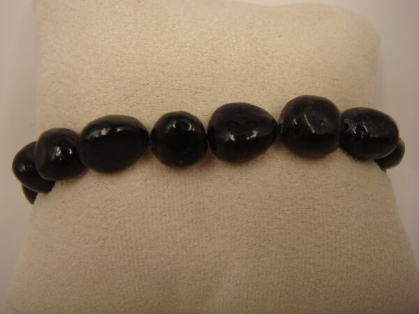 Bracelet élastique en pierre naturelle gros grains – Image 5