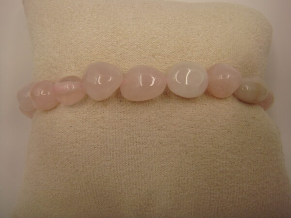 Bracelet élastique en pierre naturelle gros grains – Image 7
