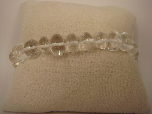 Bracelet élastique en pierre naturelle gros grains – Image 9