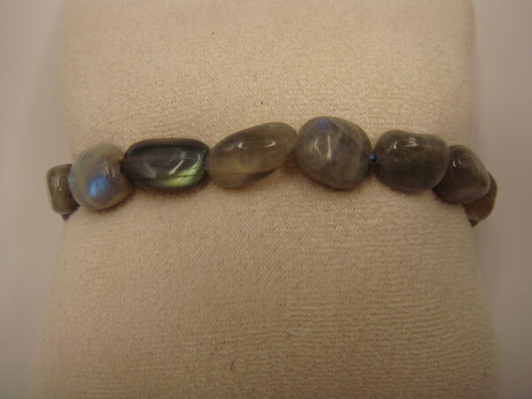 Bracelet élastique en pierre naturelle gros grains – Image 12