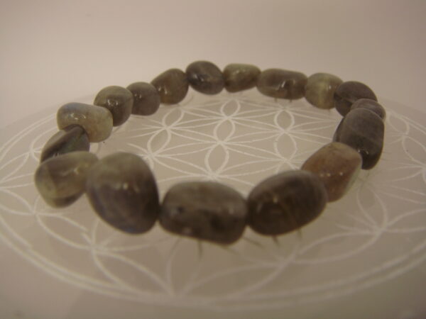 Bracelet élastique en pierre naturelle gros grains – Image 10