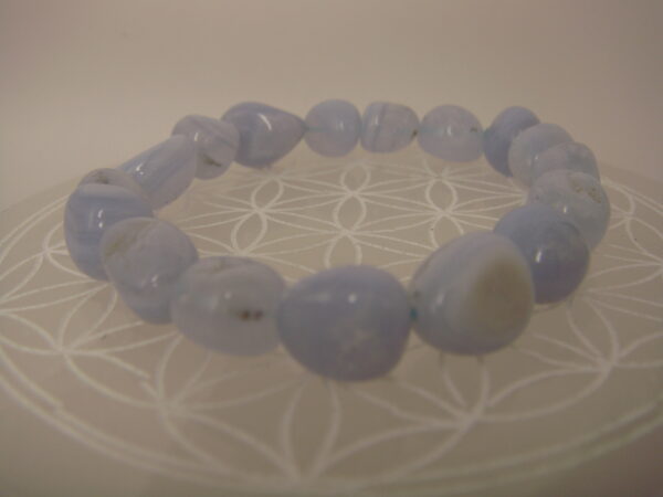 Bracelet élastique en pierre naturelle gros grains – Image 13