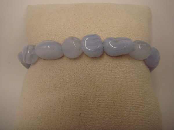 Bracelet élastique en pierre naturelle gros grains – Image 14