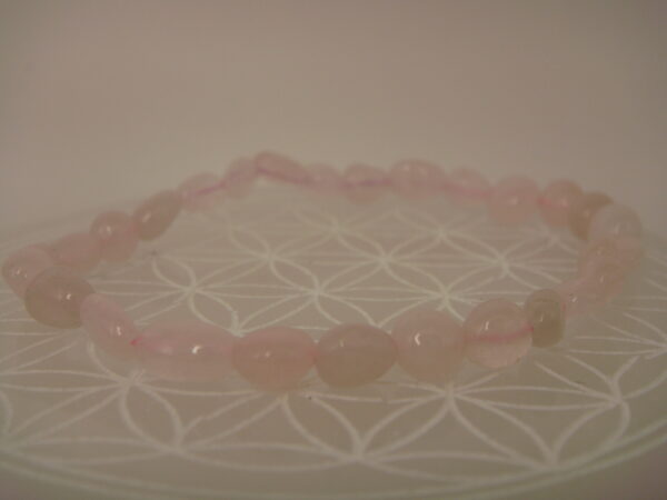 Bracelet élastique en pierre naturelle en grains – Image 4