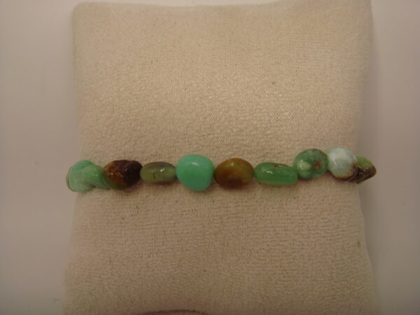Bracelet élastique en pierre naturelle en grains – Image 9