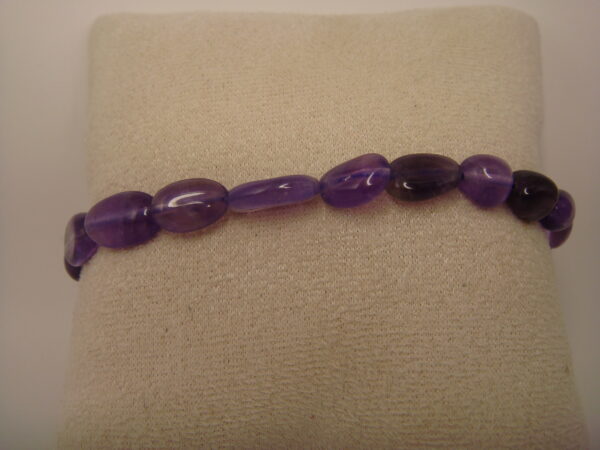 Bracelet élastique en pierre naturelle en grains – Image 13