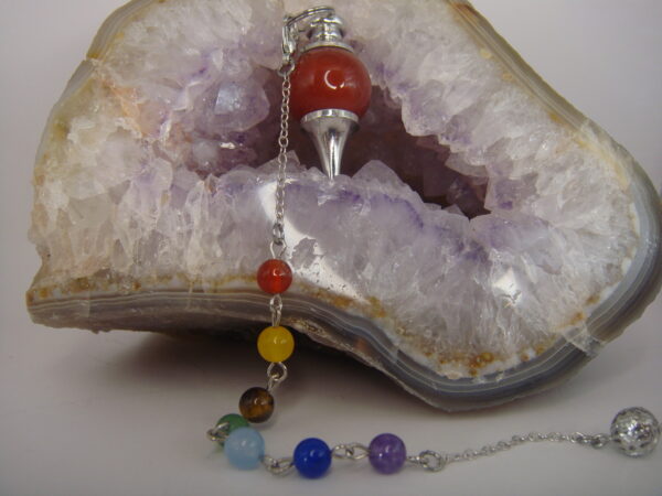 Pendule sphérique 7 chakras