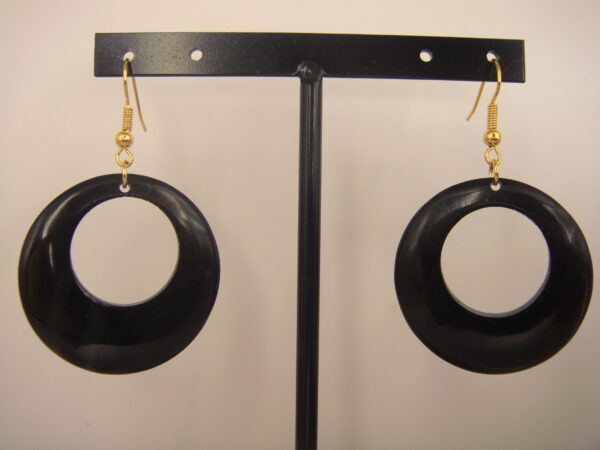 Boucles d'oreilles en corne naturelle – Image 18