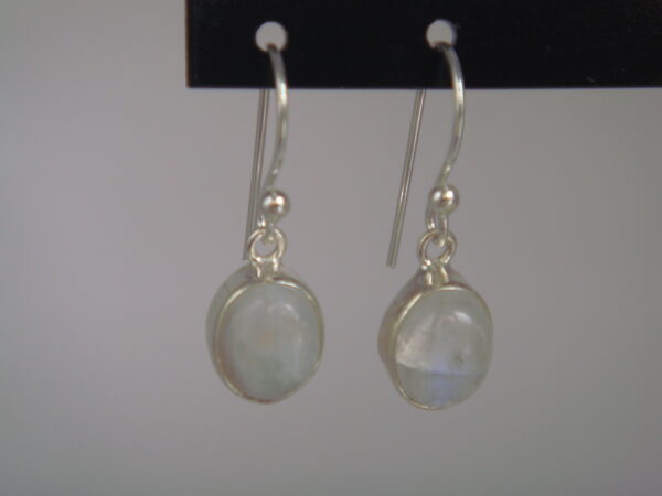 Boucles d'oreilles argent & pierre naturelle – Image 3