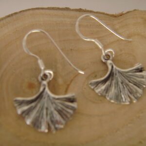 Boucles d'oreilles argent Ginkgo