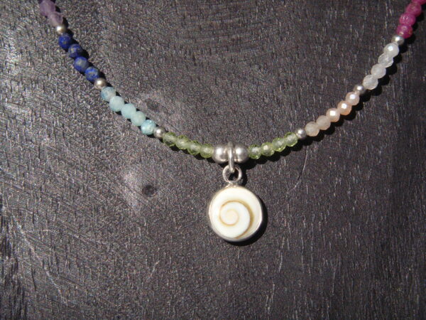 Collier argent Oeil de Sainte Lucie – Image 6