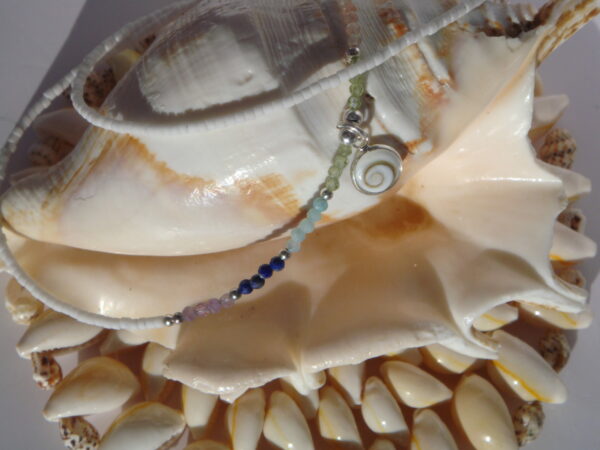 Collier argent Oeil de Sainte Lucie – Image 2