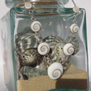 Collier argent Oeil de Sainte Lucie