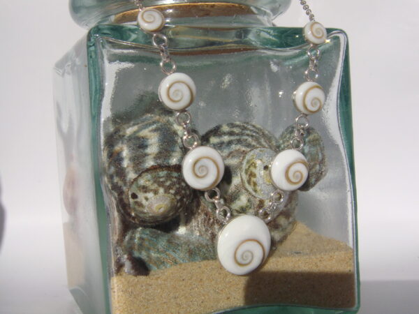 Collier argent Oeil de Sainte Lucie