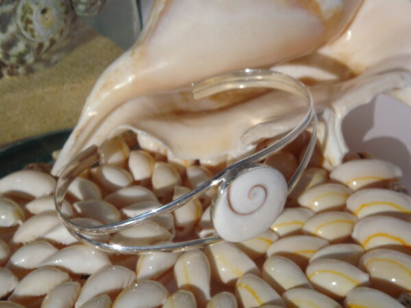 Bracelet jonc Argent 925 Oeil de Sainte Lucie – Image 2