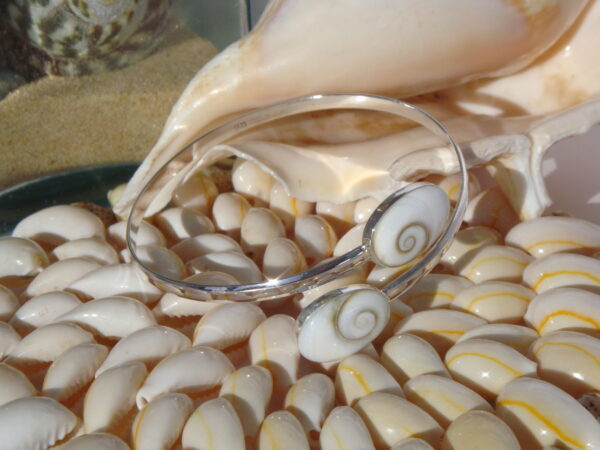 Bracelet jonc Argent 925 Oeil de Sainte Lucie – Image 4