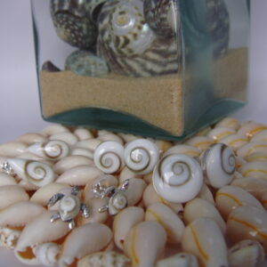 Boucles d'oreilles Oeil de Sainte Lucie, Argent 925, puces rondes