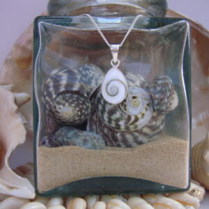 Pendentif argent Œil de Sainte Lucie