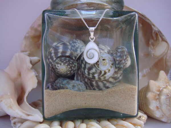 Pendentif argent Œil de Sainte Lucie