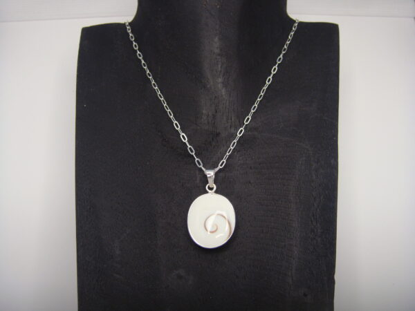 Pendentif argent Œil de Sainte Lucie – Image 2