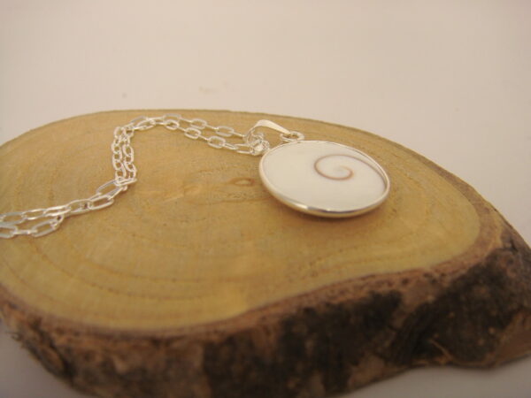 Pendentif argent Œil de Sainte Lucie – Image 3